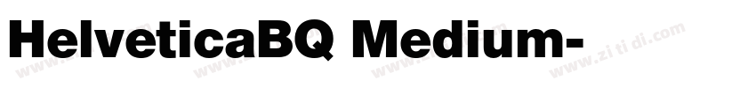 HelveticaBQ Medium字体转换